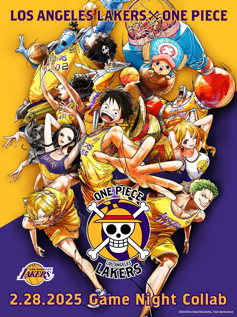 ONE PIECE x Lakers Limited Edition Poster
