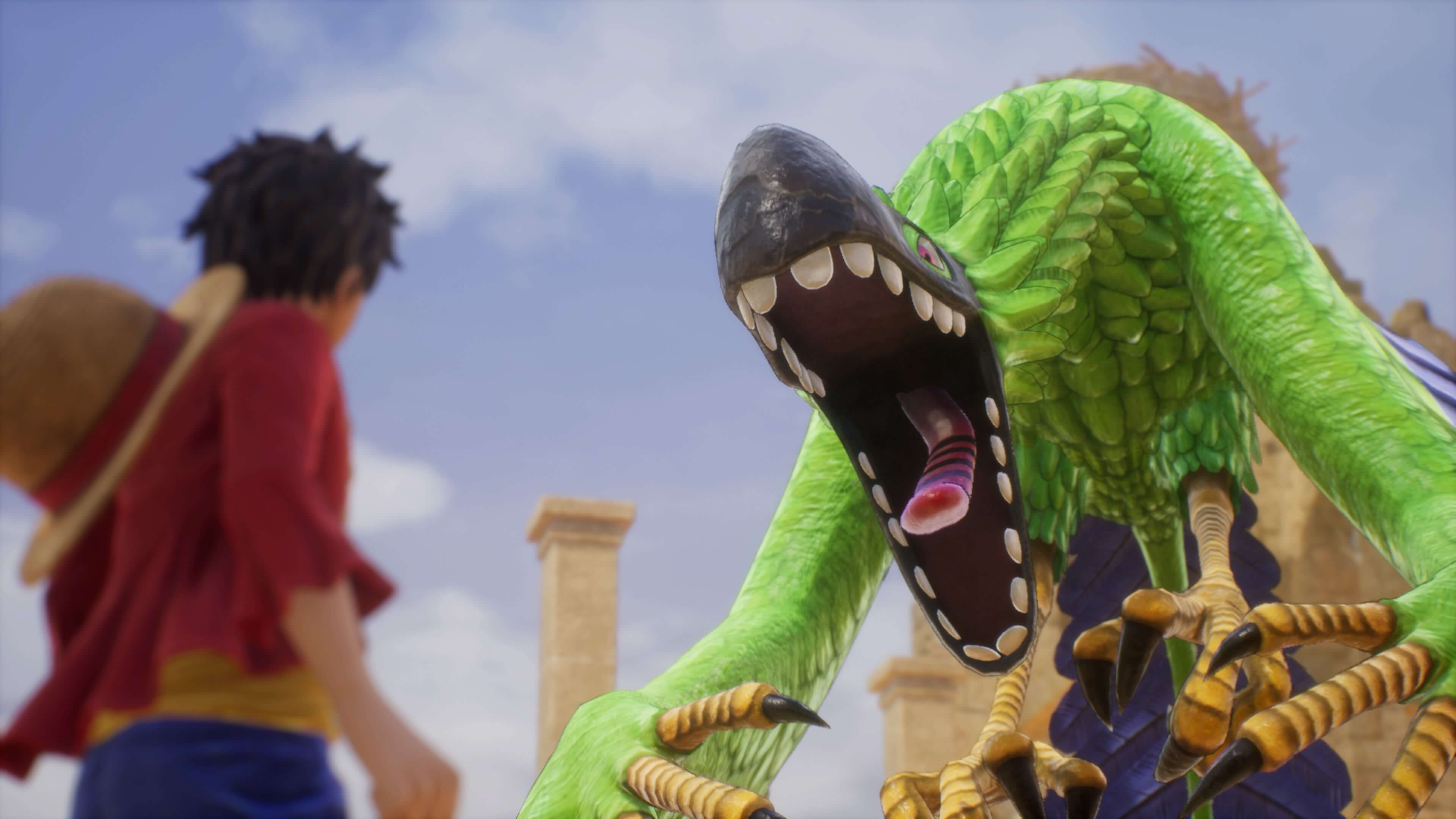 Luffy and Monster in ONE PIECE ODYSSEY