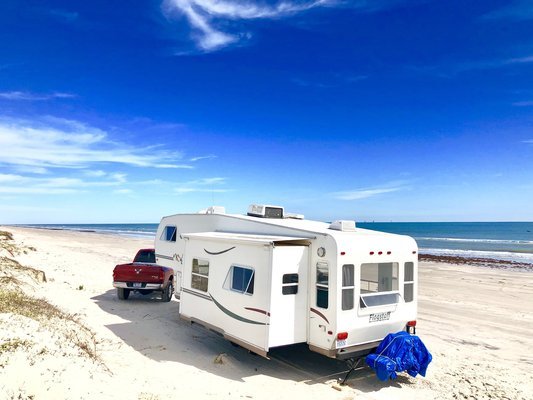 North Beach is a gorgeous Texas free campsite.