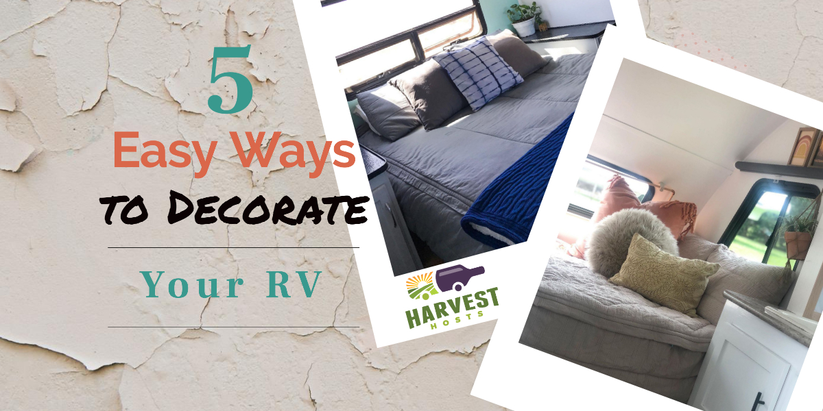 5 Easy Ways to Decorate your RV