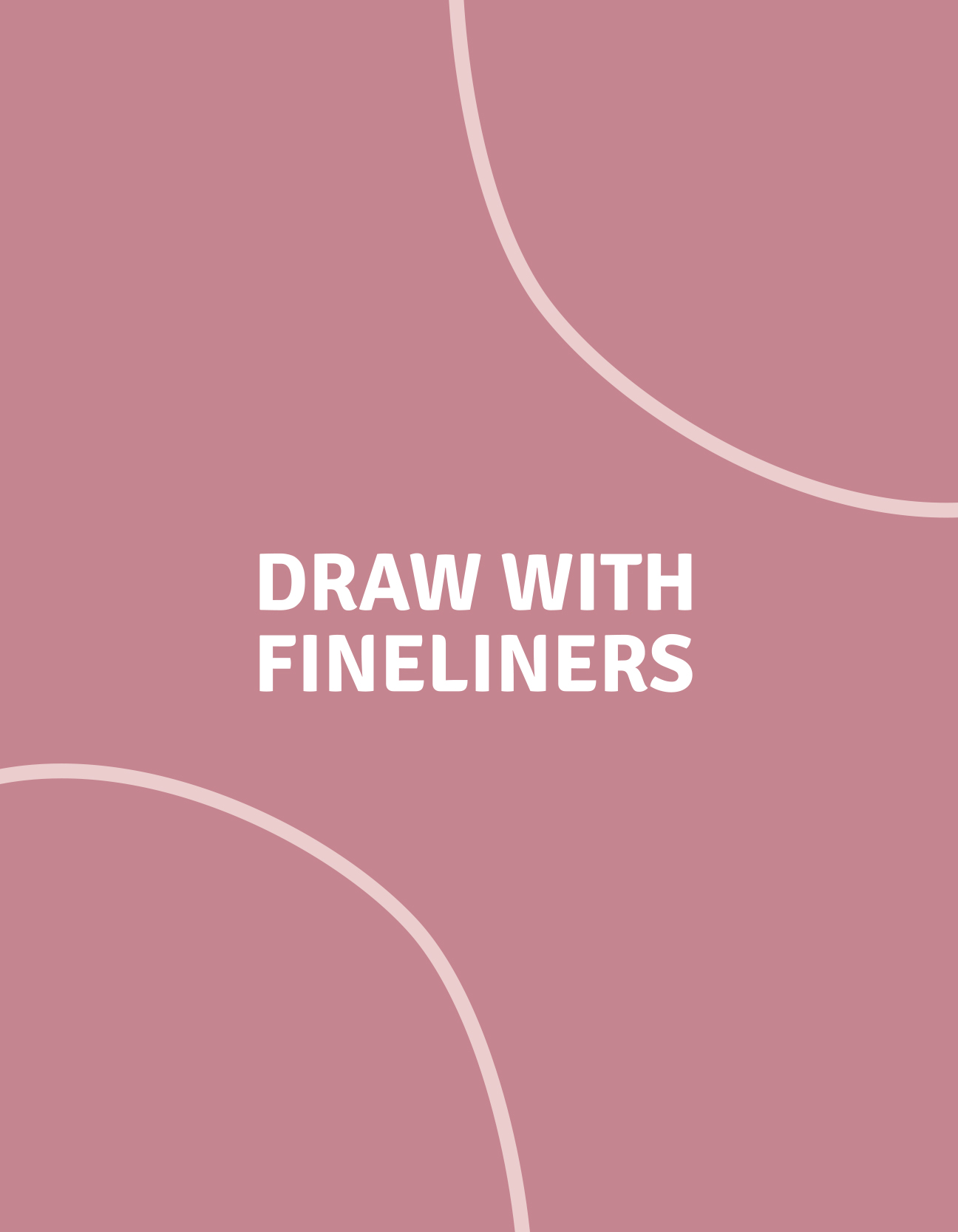 Learning to draw with fineliners | Vaessen Creative