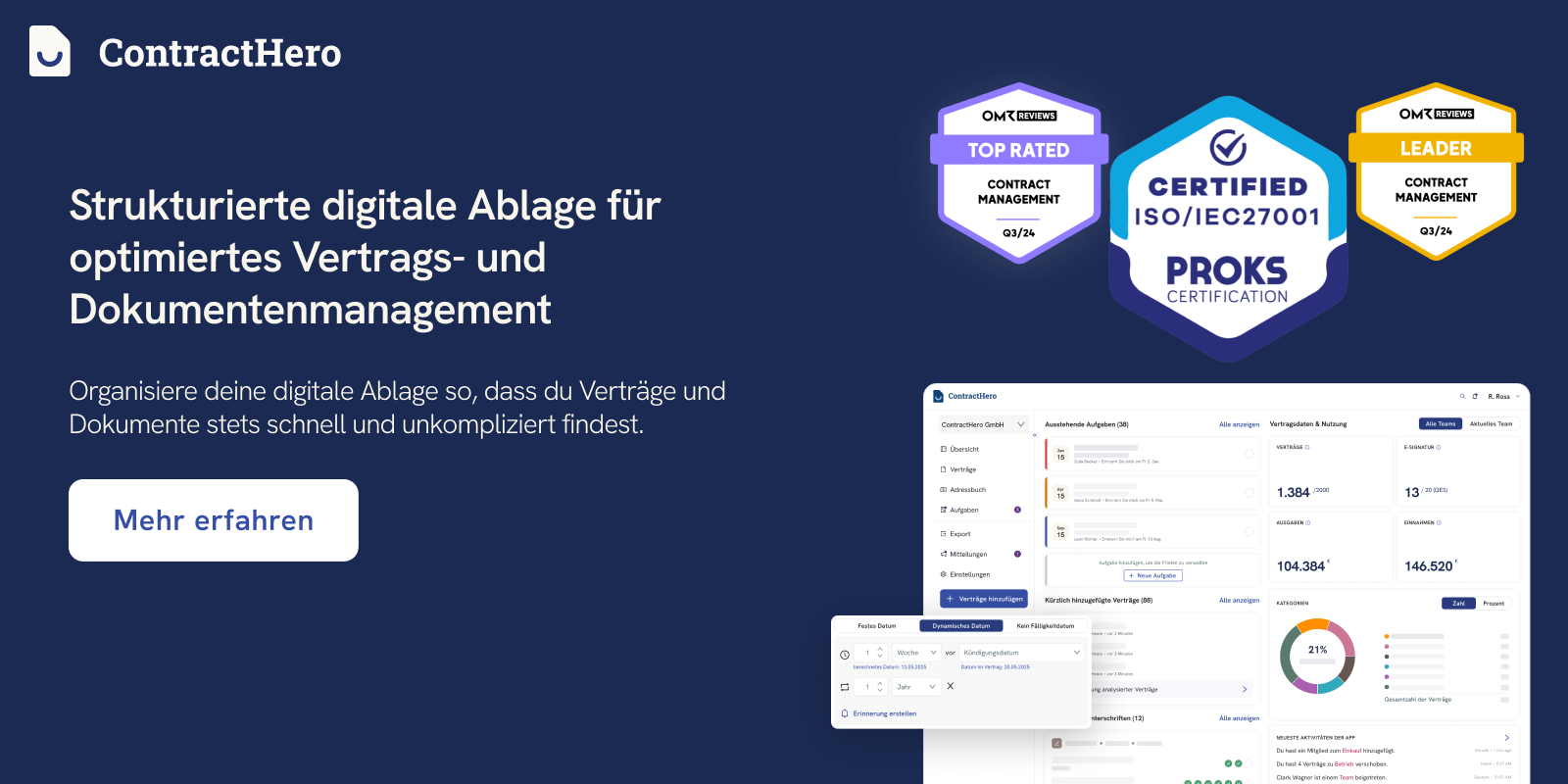 Mehr zu ContractHero erfahren