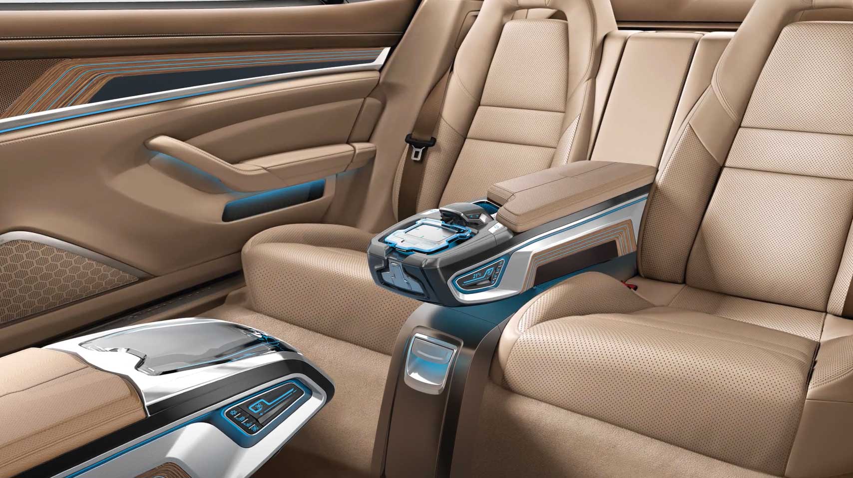 Shanghai Auto Show: An innovative center console for automotive interiors