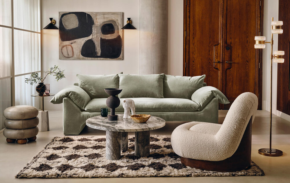 6 Chic Contemporary Style Living Room Ideas | Lick