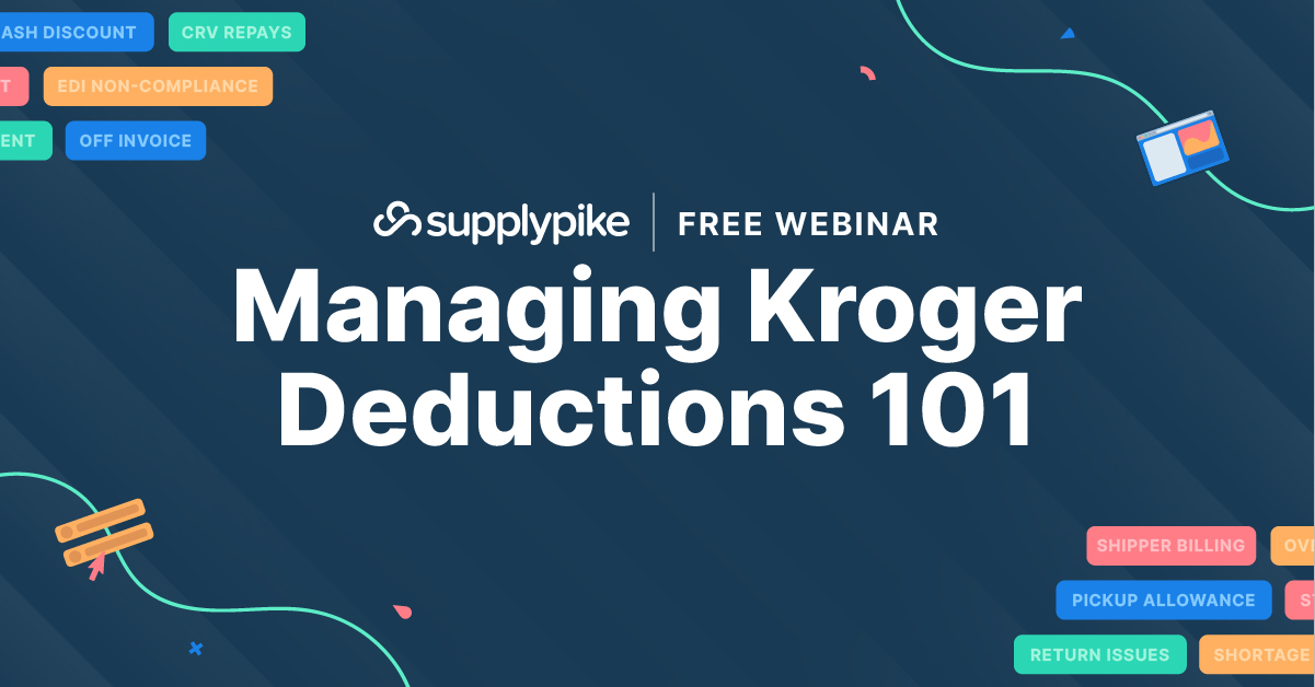 Managing Kroger Deductions 101 SupplierWiki