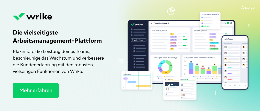 Mehr zu Wrike erfahren