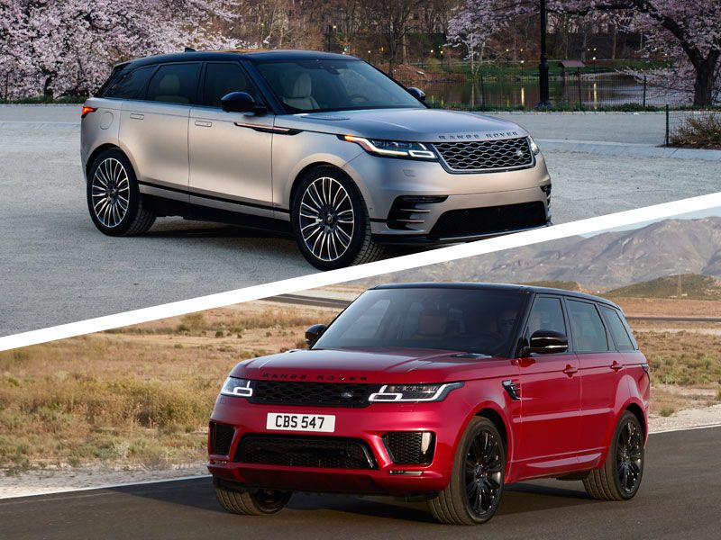 2018 Range Rover Velar vs Range Rover Sport ・  Photo by Jaguar Land Rover