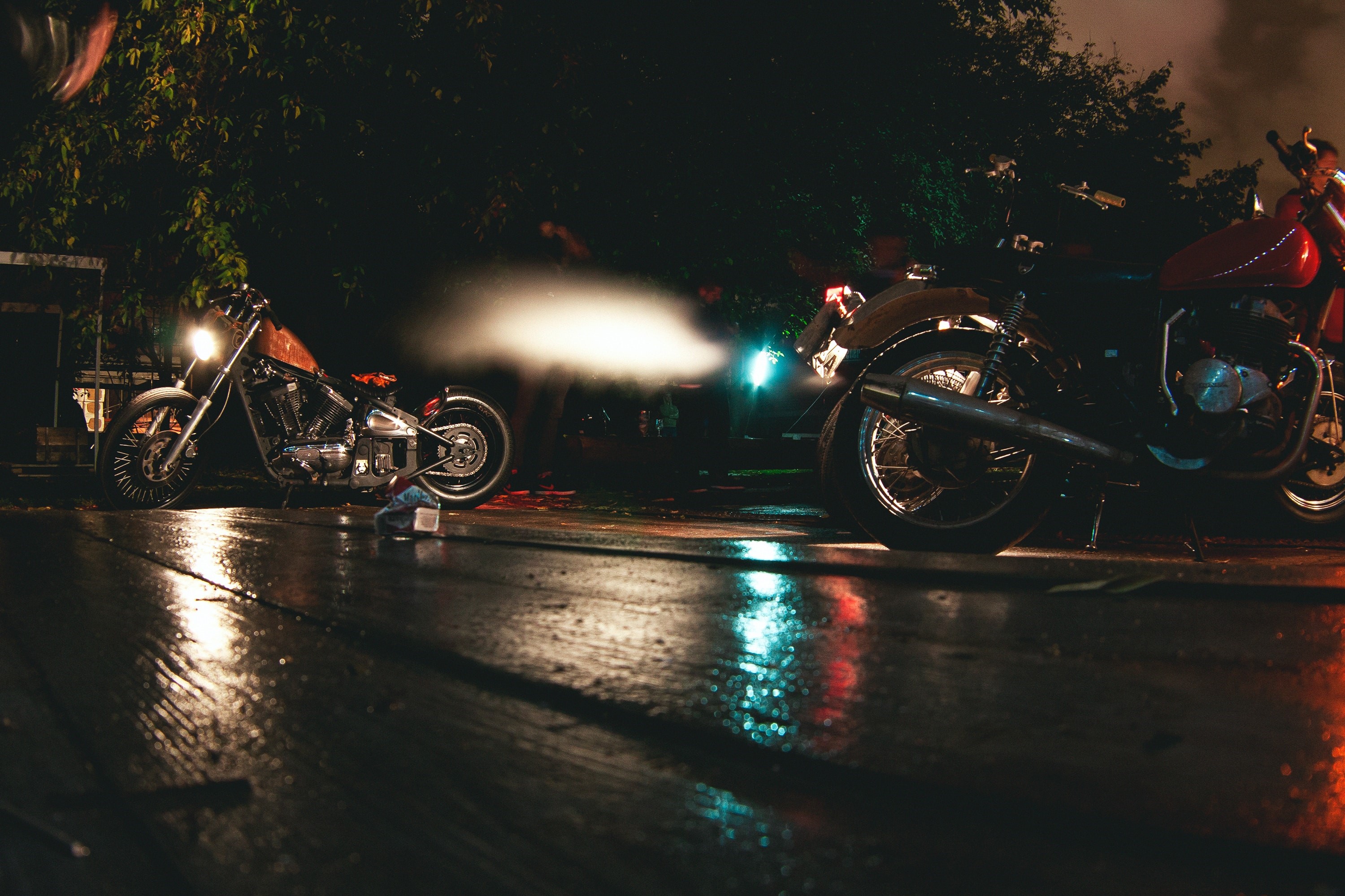 Motorrijden in het donker
