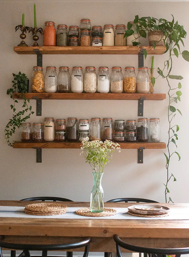 Style Open Shelving In Your Kitchen, How To Style Open Shelves Kitchen