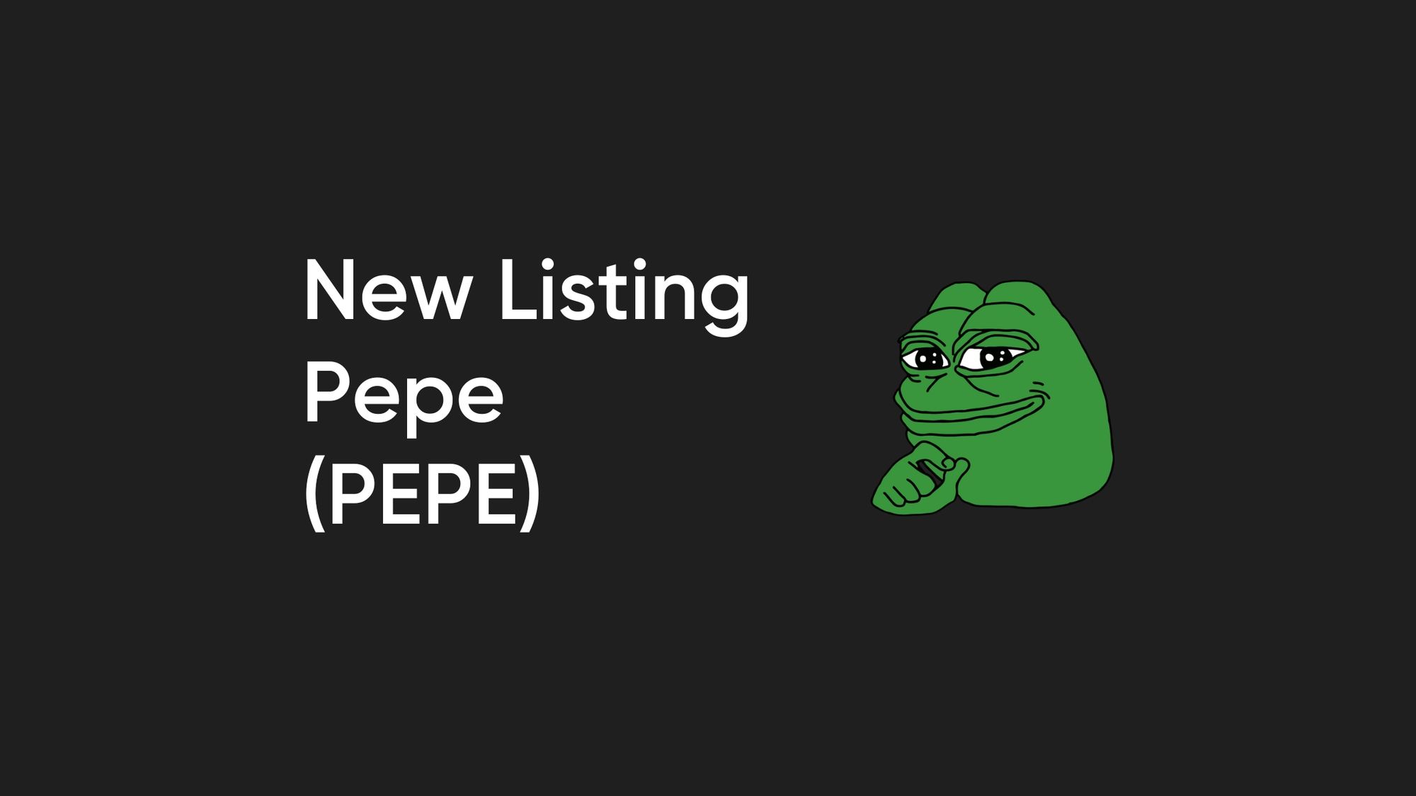 Bitvavo lists Pepe (PEPE)