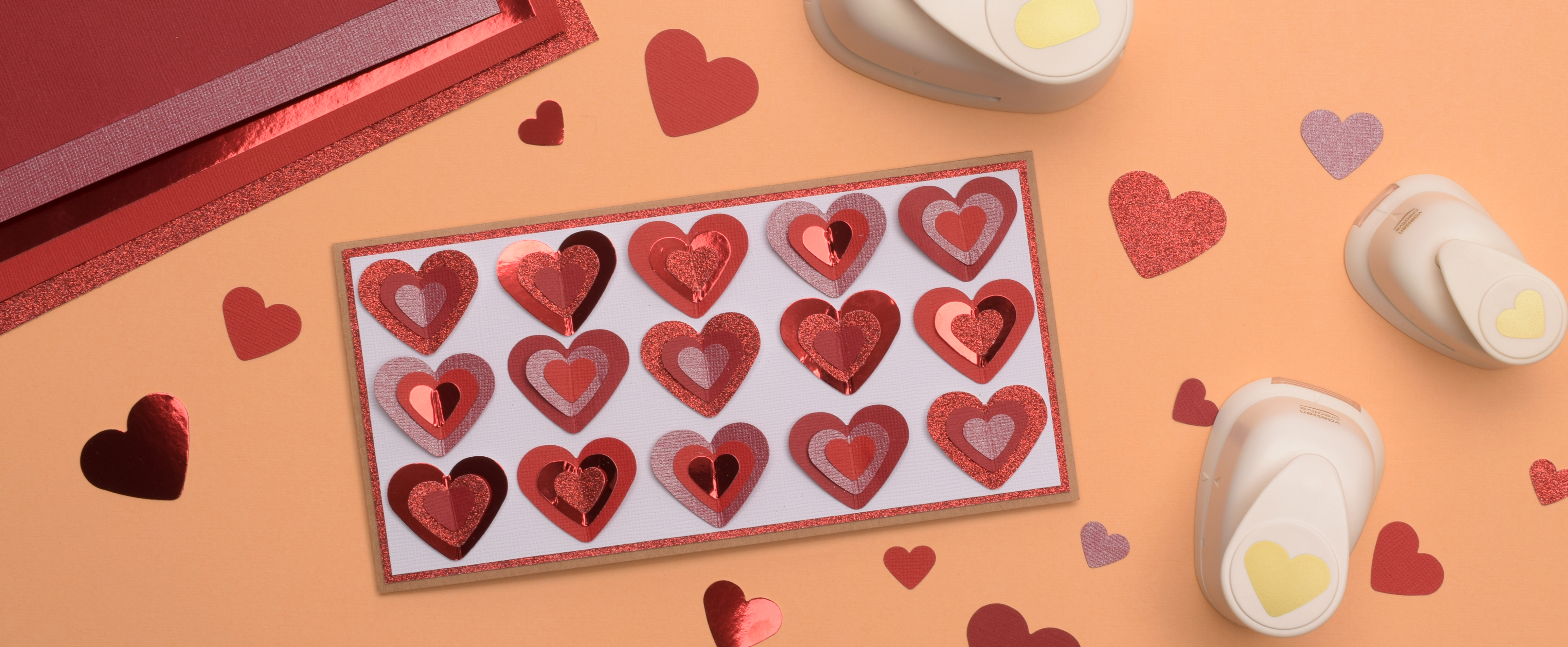 Craft a Valentine’s Card with Hearts