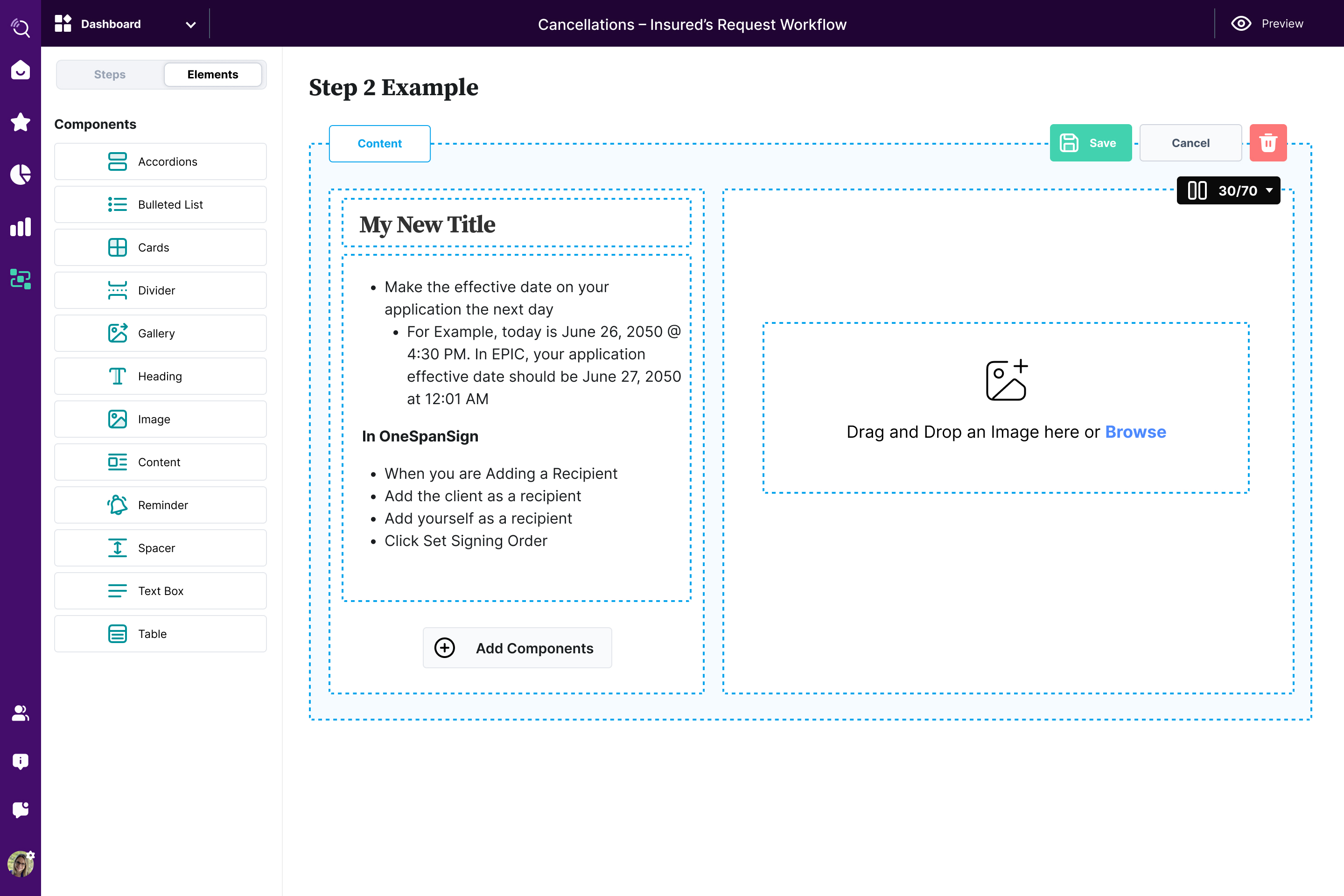 Workflow- Create New