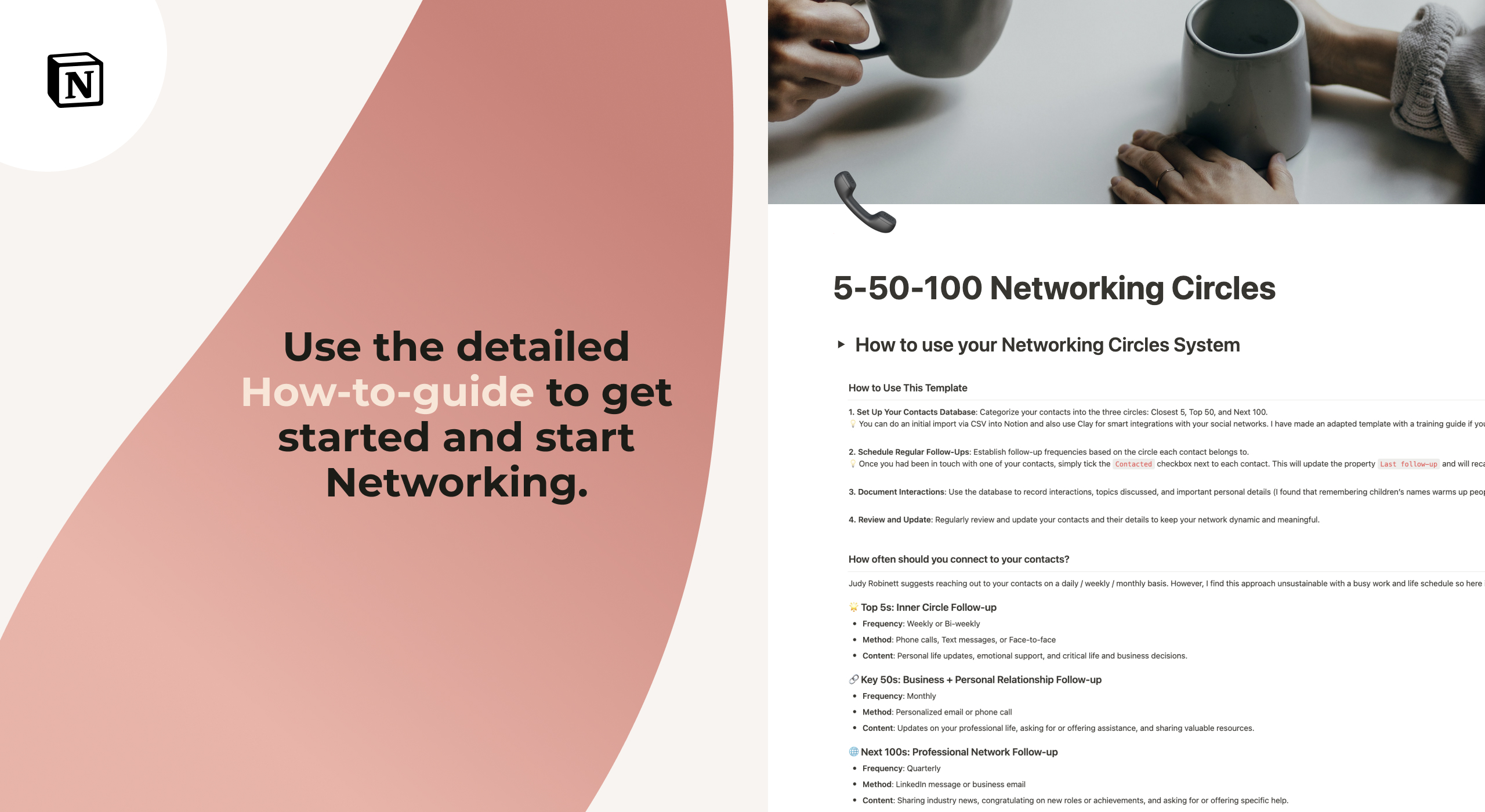 Networking guide - step-by-step how-to guide for building and maintaining networks.