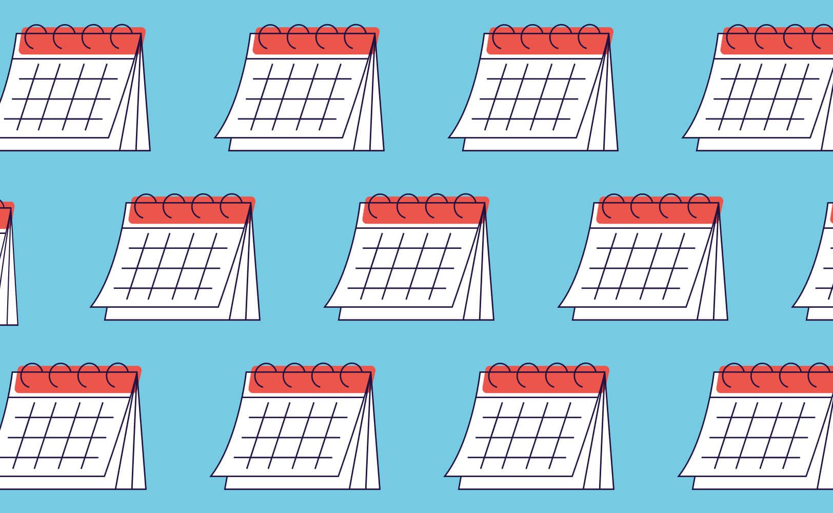 Net 30 Calendar Icons