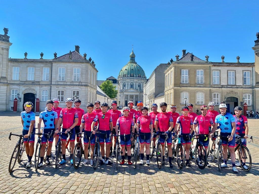 The team will complete the gruelling Tour de France route