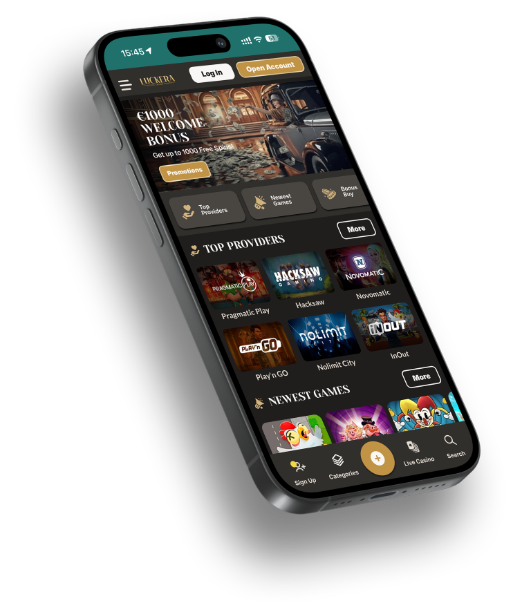 Luckera mobilalkalmazás