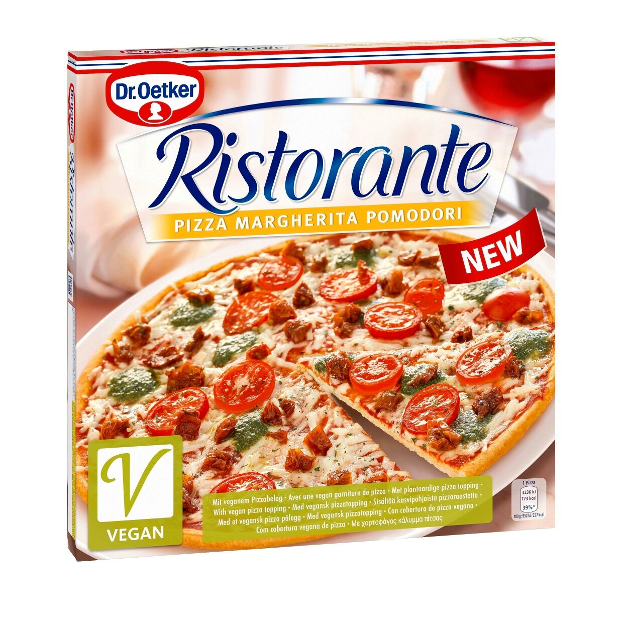 Die erste vegane Pizza im Ristorante