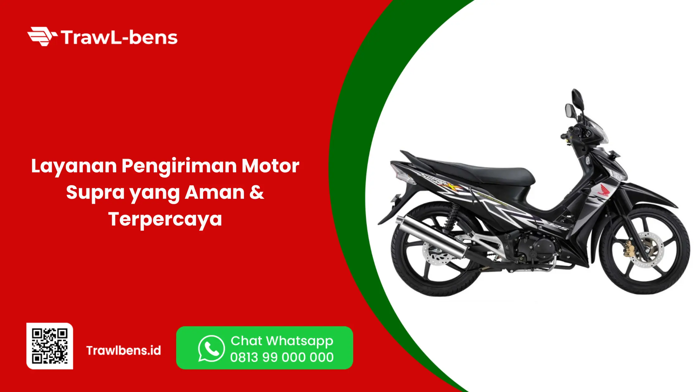 Layanan Pengiriman Motor Supra yang Aman & Terpercaya