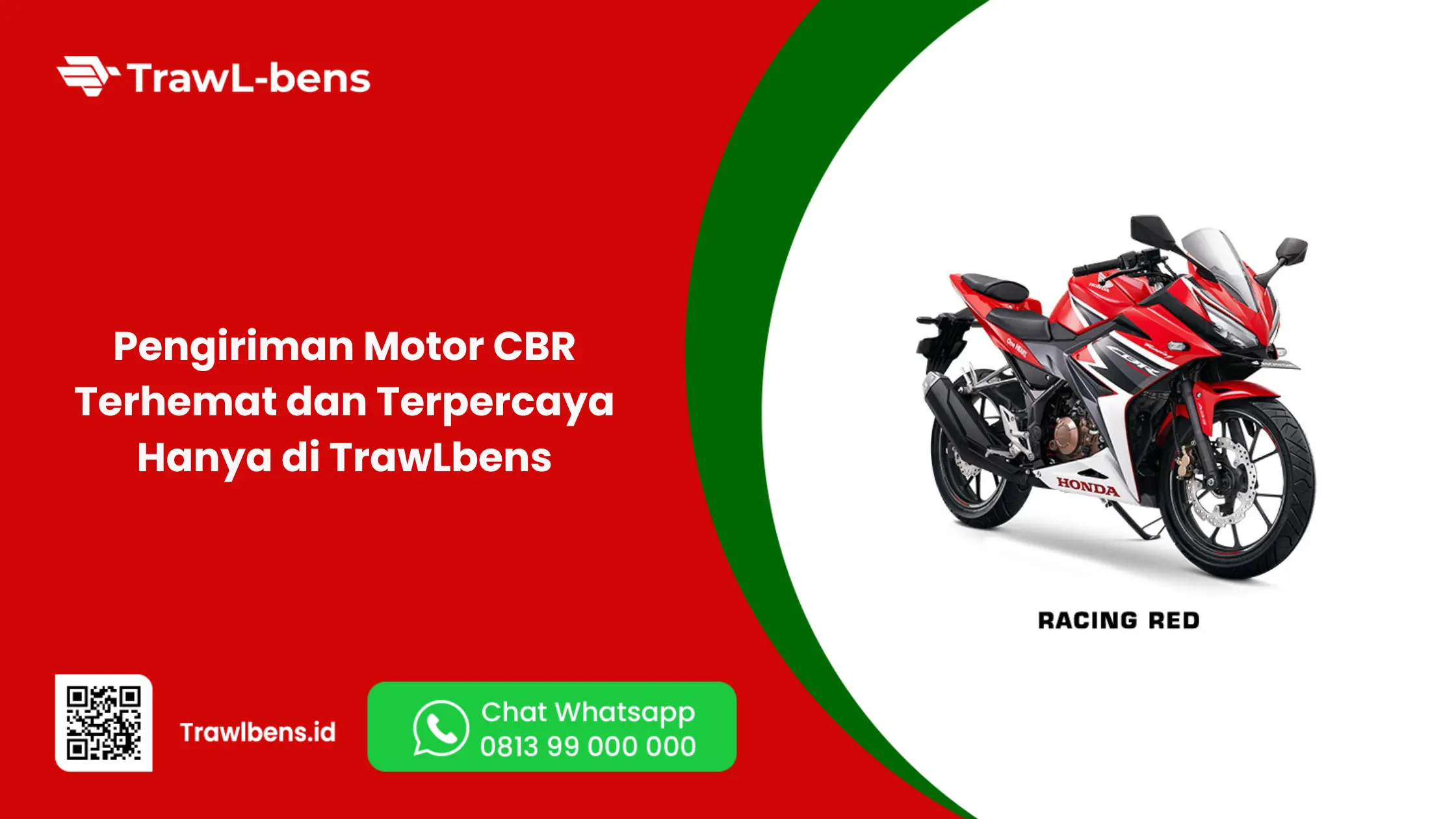 Pengiriman Motor CBR Terhemat dan Terpercaya Hanya di TrawLbens