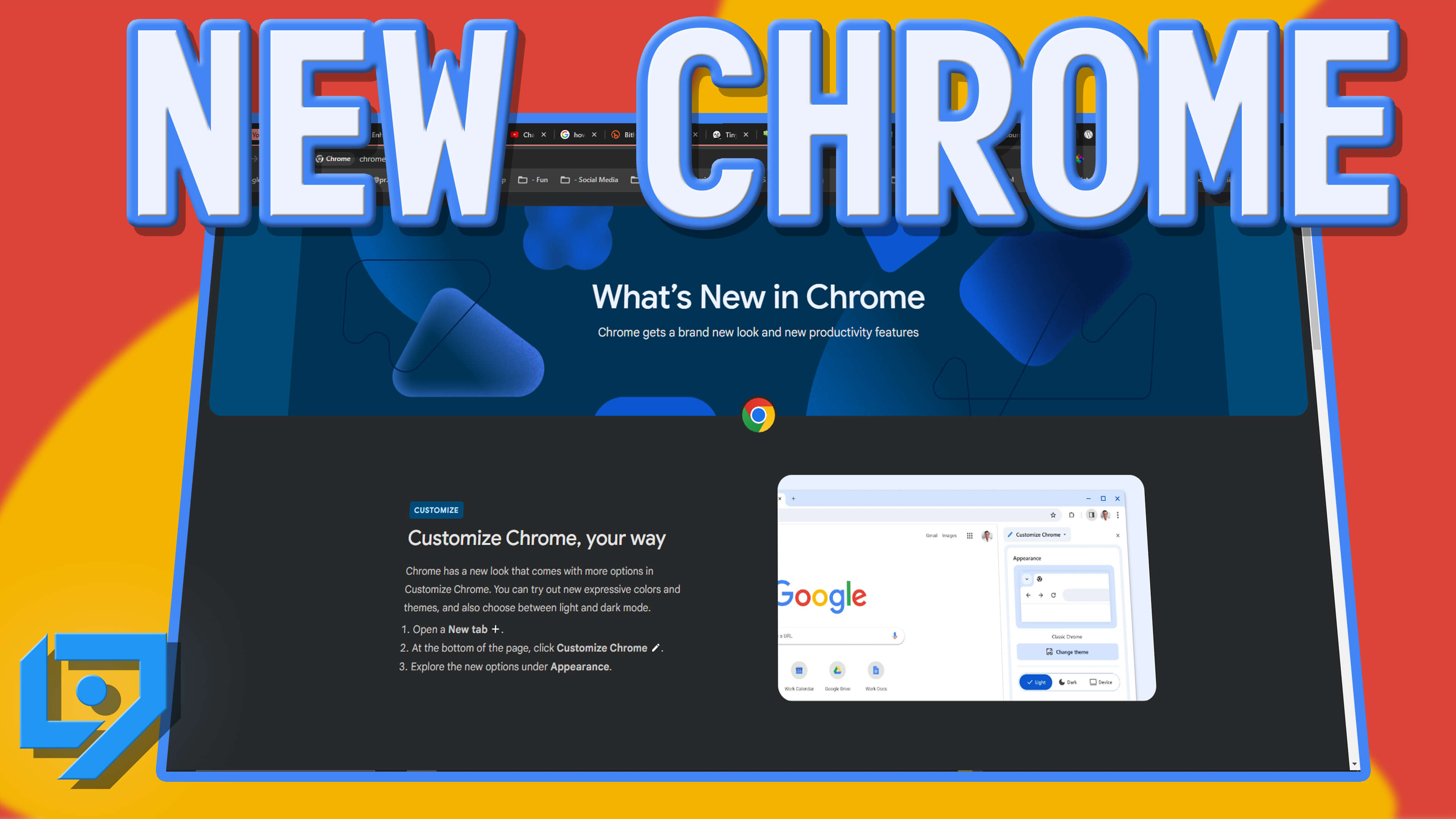 The New Google Chrome UI