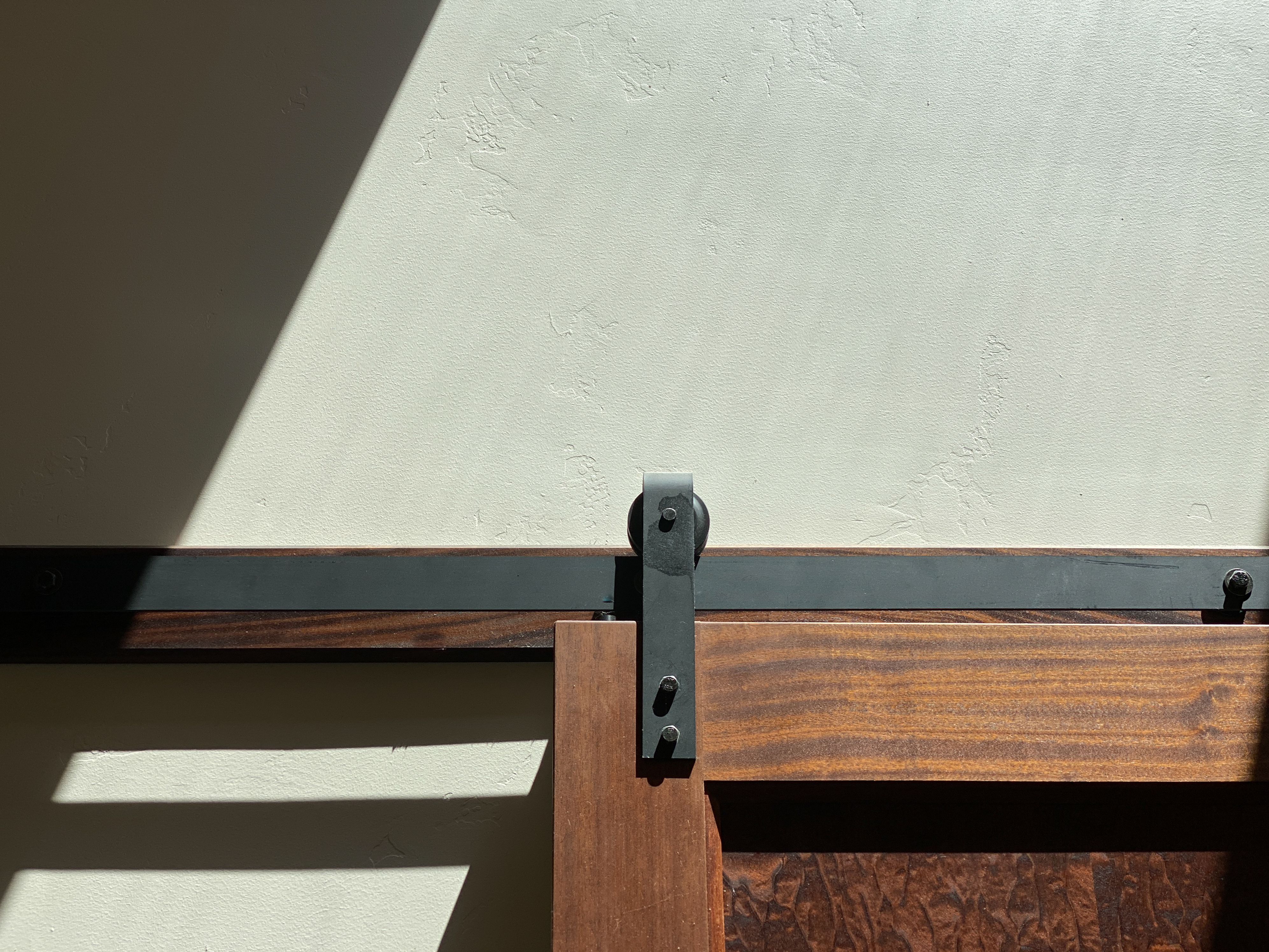 Sliding wood barn door rollers sliding door in house
