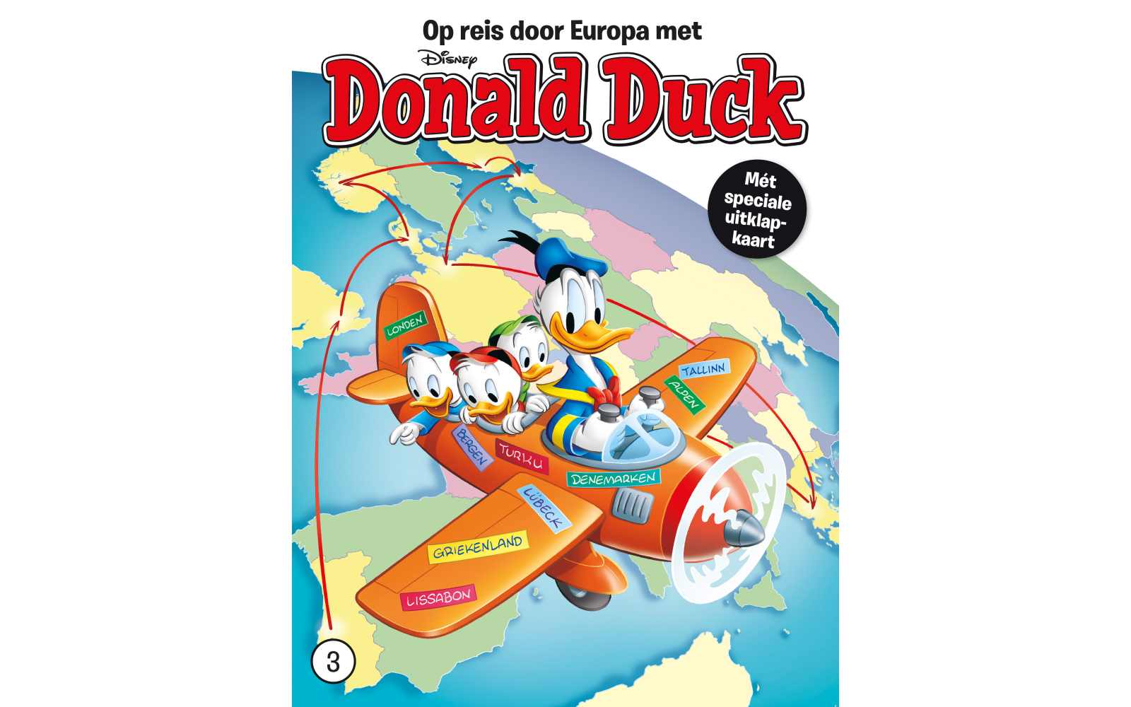 Donald Duck Reis door Europa deel 3