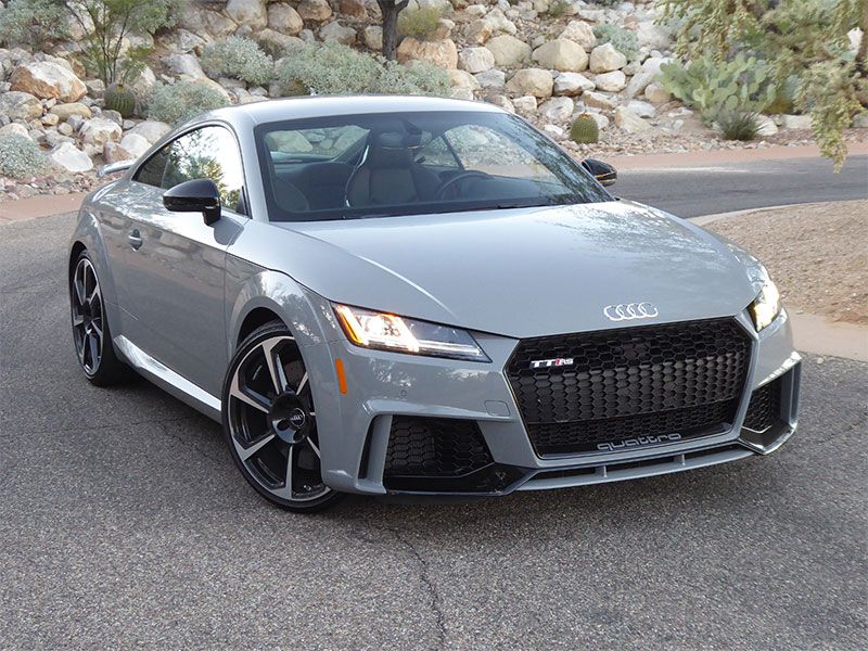 2018 Audi TT RS exterior front angle by Ron Sessions ・  Photo by Ron Sessions
