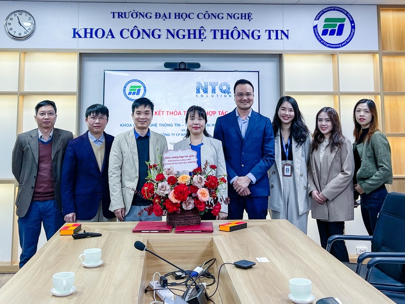 NTQはベトナム国家大学ハノイ校工科大学のオフィシャルパートナーに認定