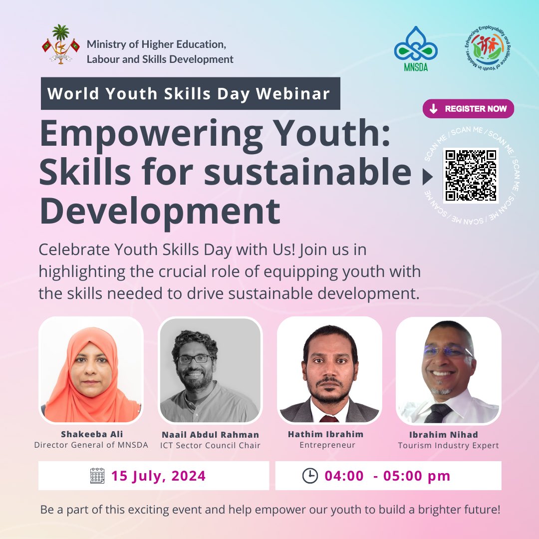 Webinar on “Empowering Youth: Skills for Sustainable Development"