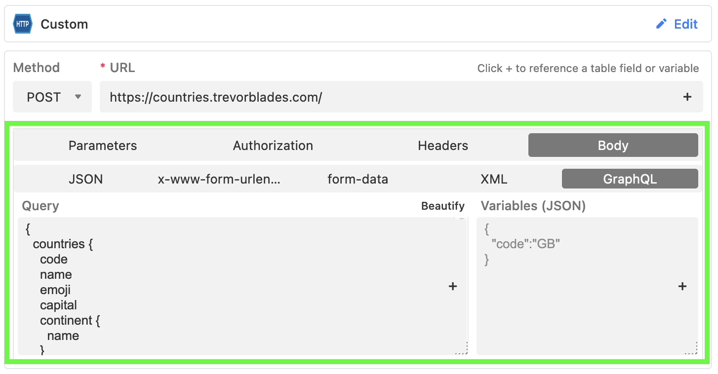 How to Connect to a GraphQL API in Airtable