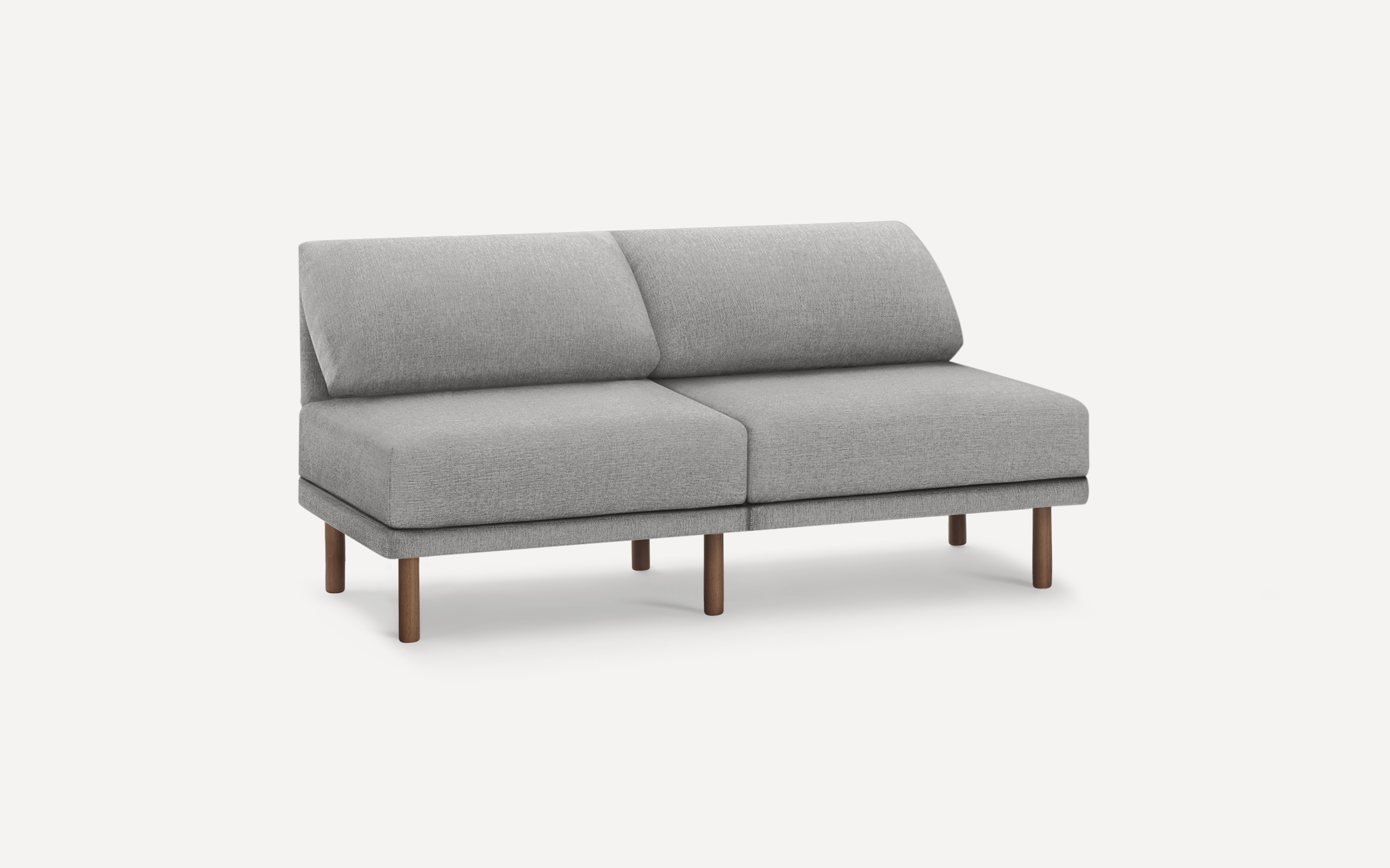 Range Fabric 2Piece Open Sofa Burrow