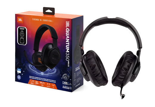 Imagem do produto Headset Gamer JBL Quantum 350WL - Preto em Mercado Livre