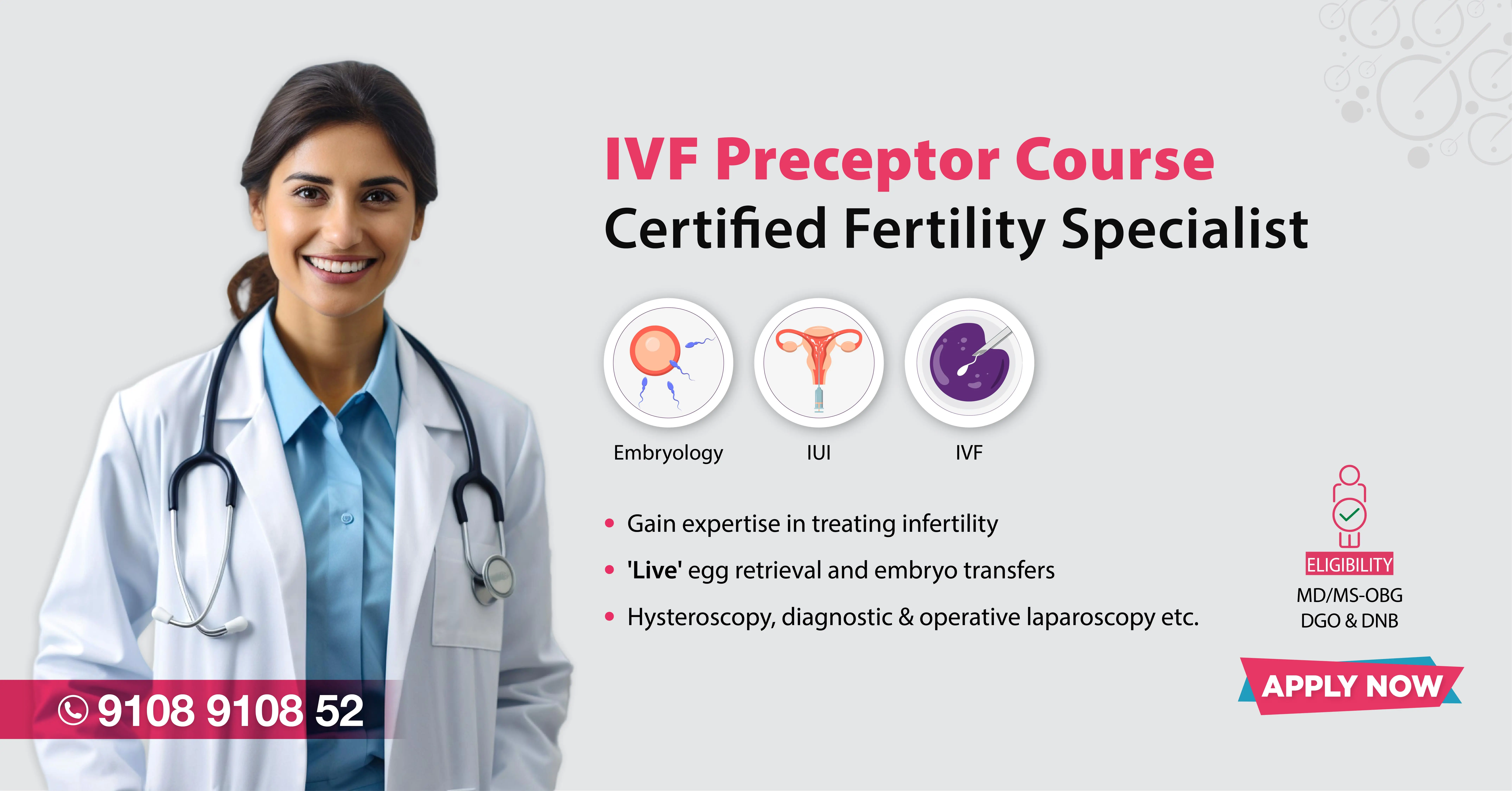 IVF Preceptor Program - Certified Fertility Specialist