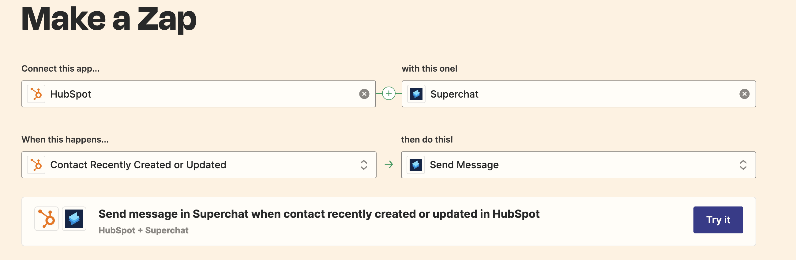 HubSpot + Superchat Zapier Verbindung 2.png