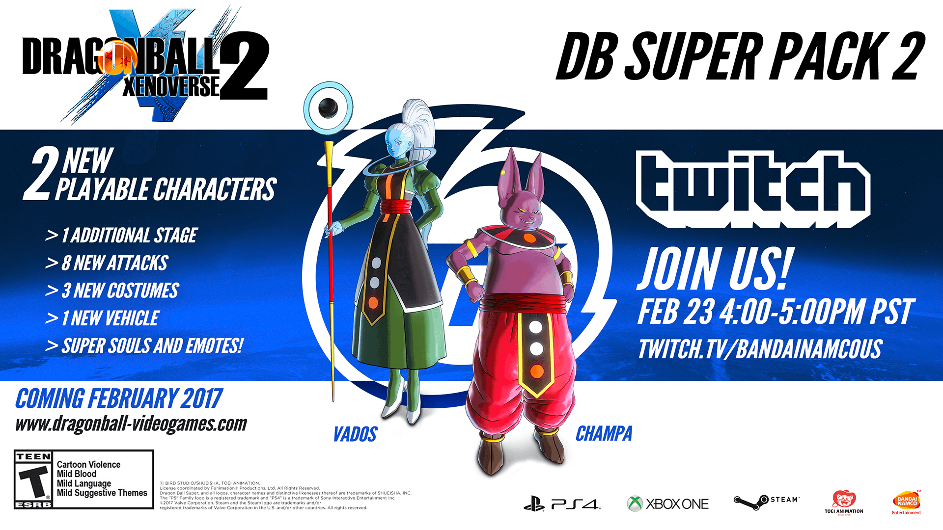 Dragon Ball Xenoverse 2: DLC Super Oob é anunciado - Trivia PW