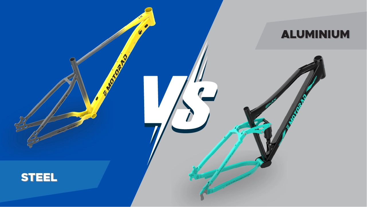 Best Electric Cycle Frame Material Steel vs Aluminium E bike Frame Comparison