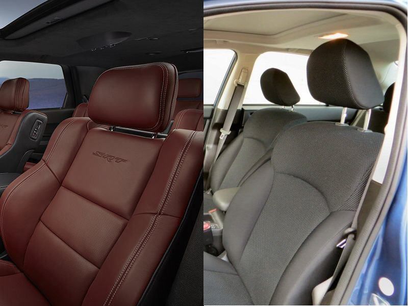 leather vs cloth interior 