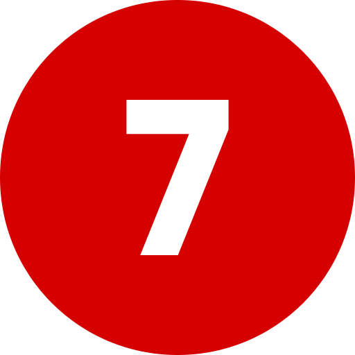 Number 7 icon