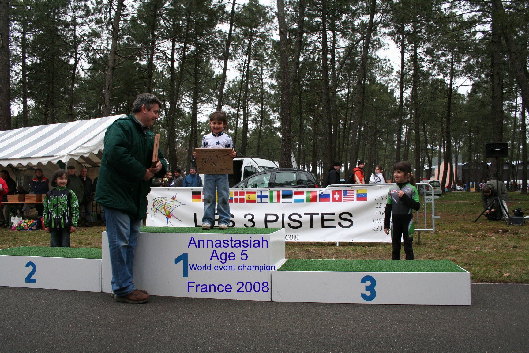 2008 France. Annastasiah 1st place. Les 3 Pistes.