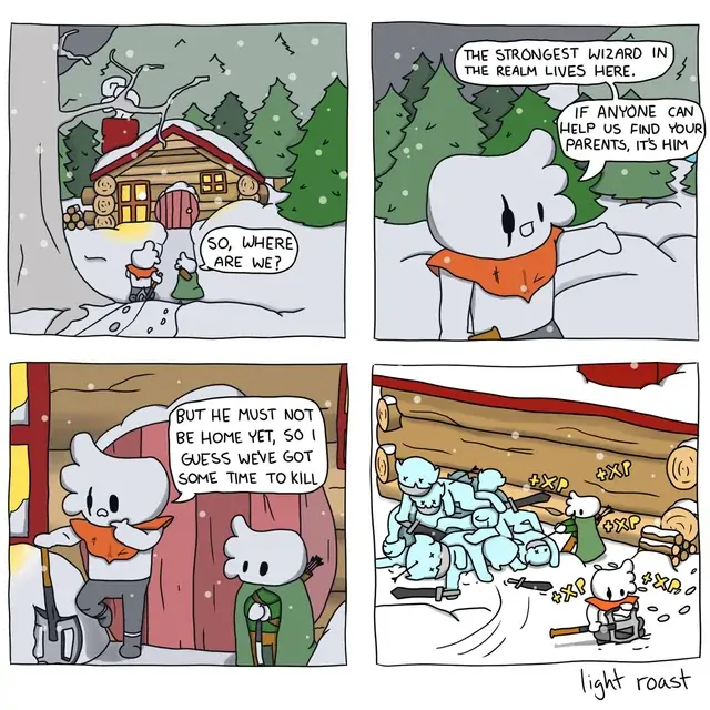 Panel 1: nullPanel 2: nullPanel 3: nullPanel 4: nullThis is the end of the comic.