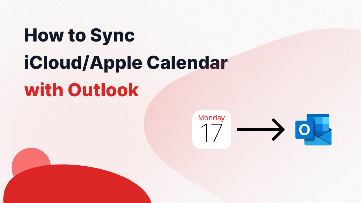 How to sync iCloud/Apple Calendar with Outlook Calendar