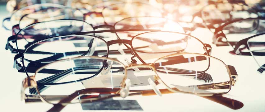 Inventory of eye glasses purchased through optometry business loans
