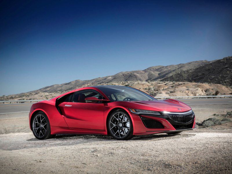 2017 Acura NSX valencia red pearl color ・  Photo by Acura 