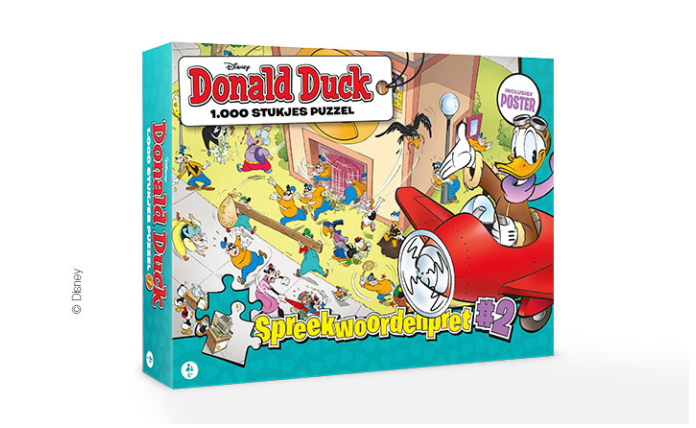 Donald Duck Puzzel 7 - Spreekwoordenpret #2
