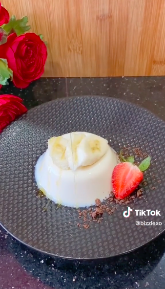 RESEP PANNA COTTA STRAWBERRY PRO ISOLATE