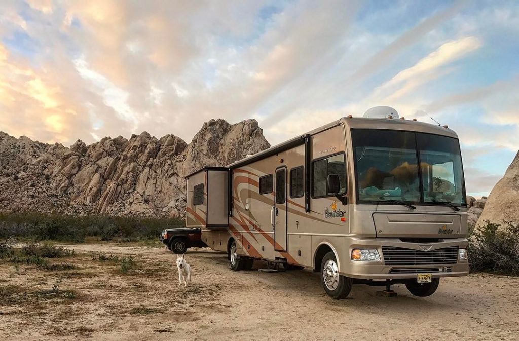 Shooting with a nice backdrop is one of the best ways to take excellent photos of your RV.
