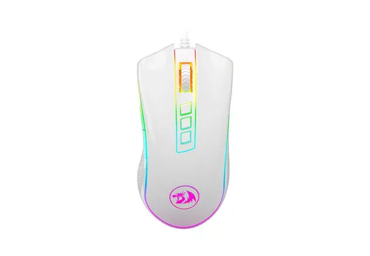 Imagem do produto Mouse Gamer Redragon King Cobra Lunar White, RGB, 24000DPI, 8 Botoes, M711W-FPS em Kabum