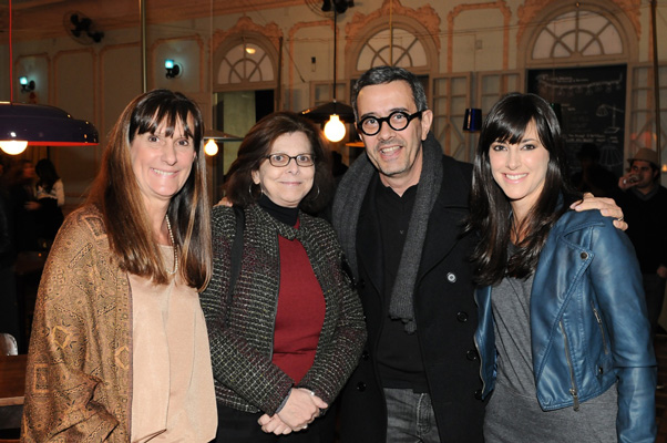 Eneida Bertolucci, Célia Galvão, Waldick Jatobá e Juliana Bertolucci