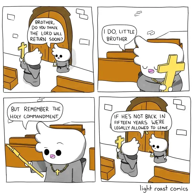 Panel 1: nullPanel 2: nullPanel 3: nullPanel 4: nullThis is the end of the comic.