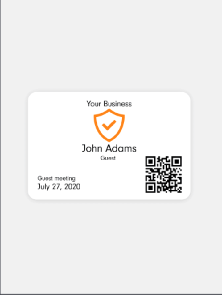 Visitor Badges